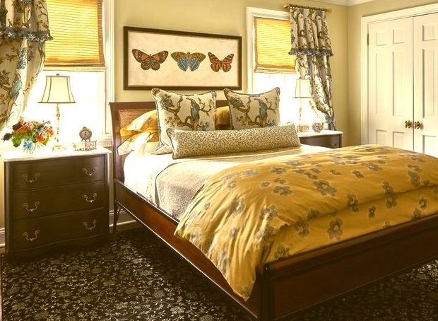 Kids' room idea for a large traditional girl with a black floor and beige walls.