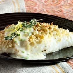 Seafood – Almond Crusted Halibut Crystal Symphony