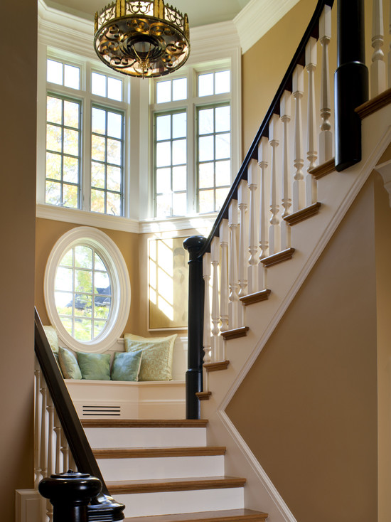 Shingle Style Stair Tower And Bench (Boston)